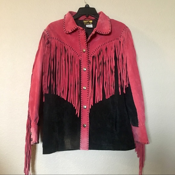 Bob Mackie Jackets & Blazers - Bob Mackie Wearable Art Jacket western fringe